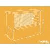 Králíkárna KERBL 82726 BUDDY, 116x52x82 cm