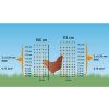 Nevodivá síť pro drůbež KERBL 292278, 106 cm x 50 m / 2 hroty