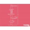 Škrabadlo pro kočky KERBL 81612 TIMBER, kočičí strom na zeď 150 cm
