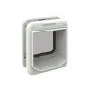 Dvířka pro kočky na mikročip KERBL 80869 CAT MATE - 360W, 4-cestná, bílá