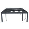 Bioklimatická pergola G21 Austin 3x3 m, antracitová hliníková