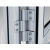Zahradní skleník KGT Iris II 2,2 x 2,3 m, šedá hliník