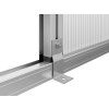 Zahradní skleník KGT Iris II 2,2 x 2,3 m, šedá hliník